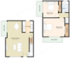 Two Bedroom One Bath